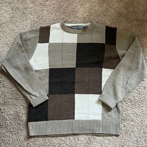 Oscar De La Renta Brown Boxy Sweater - Medium